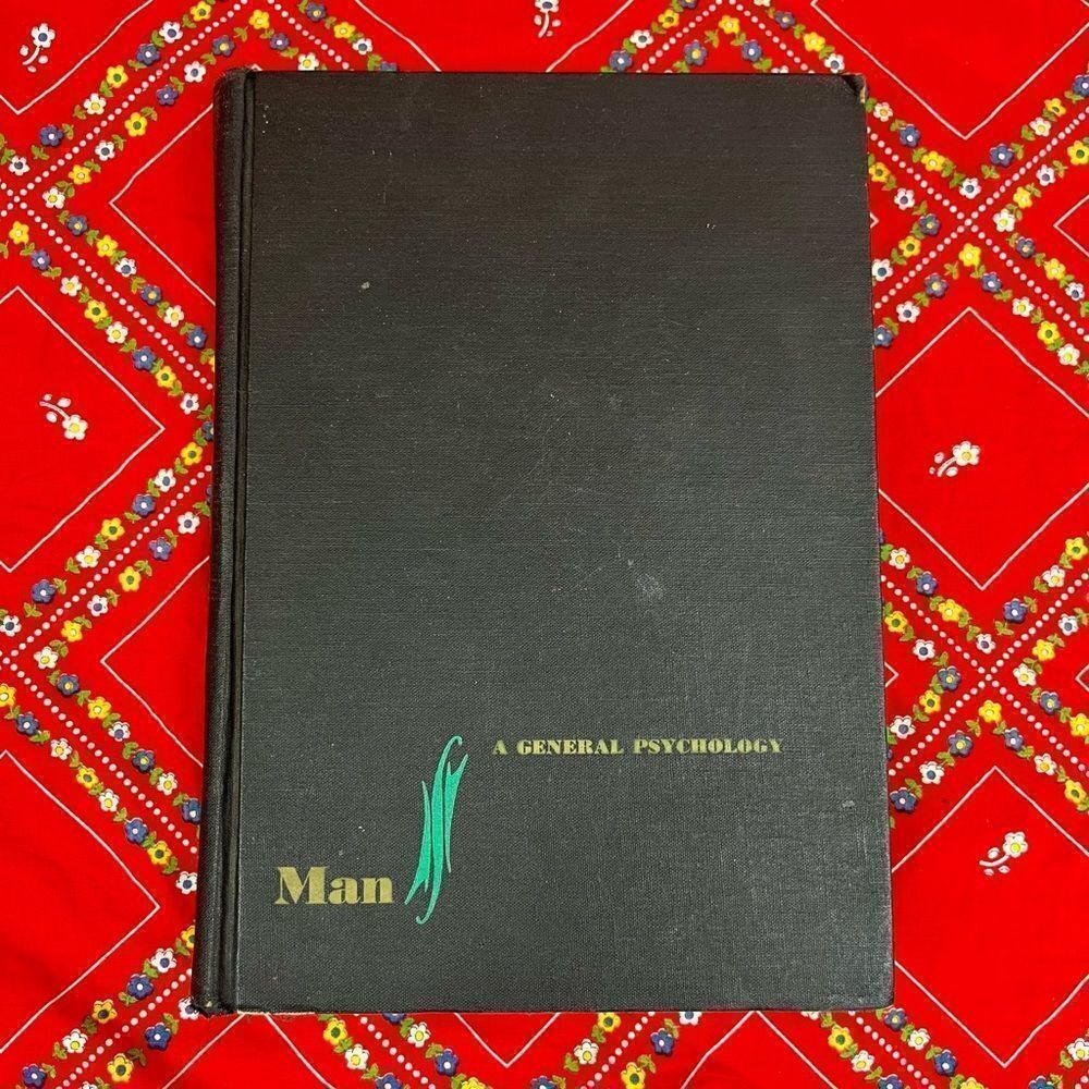 Vtg 1961 Man: A General Psychology Science Book How Men Work Physical & Emotion